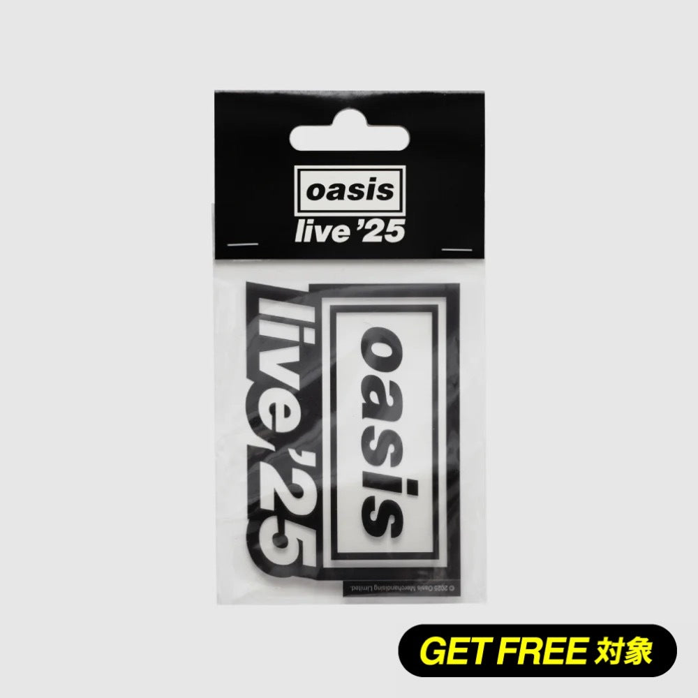 ステッカー Live'25 Black