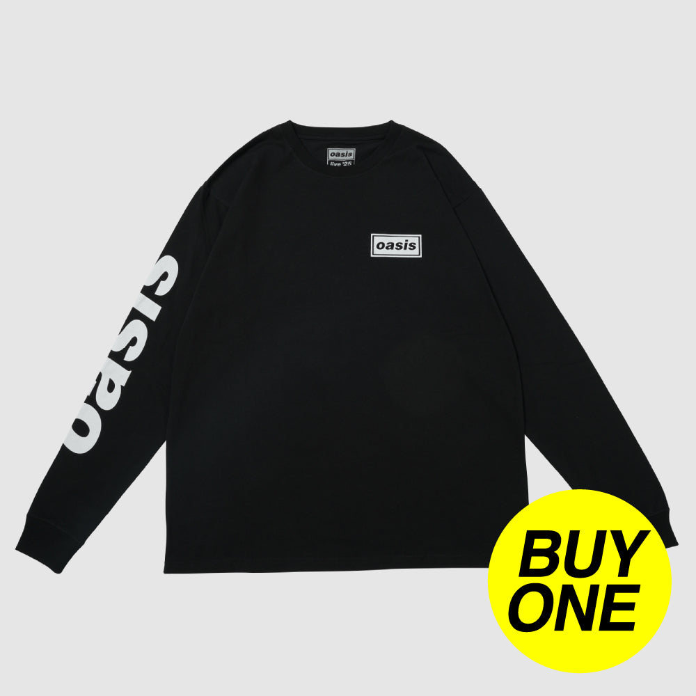 Tシャツ Long Sleeve Live'25 ブラック