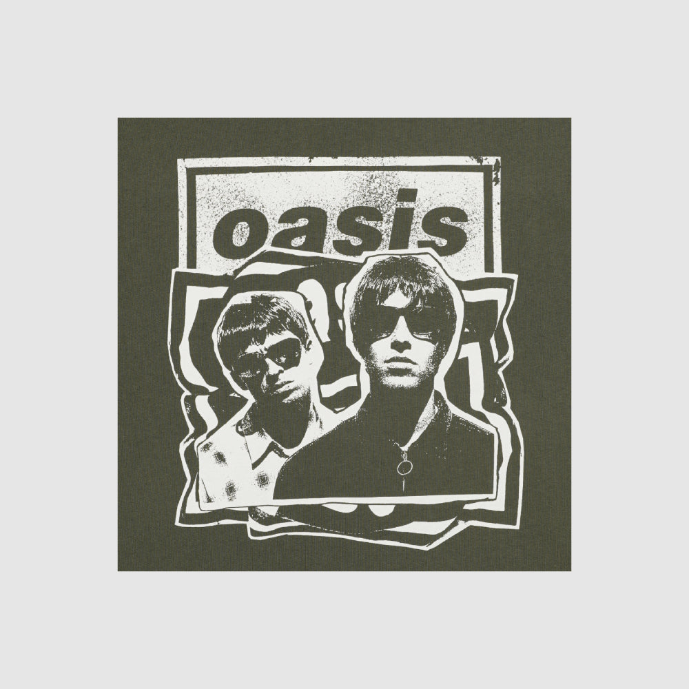 Tシャツ Paper Cut Out Photo オリーブ