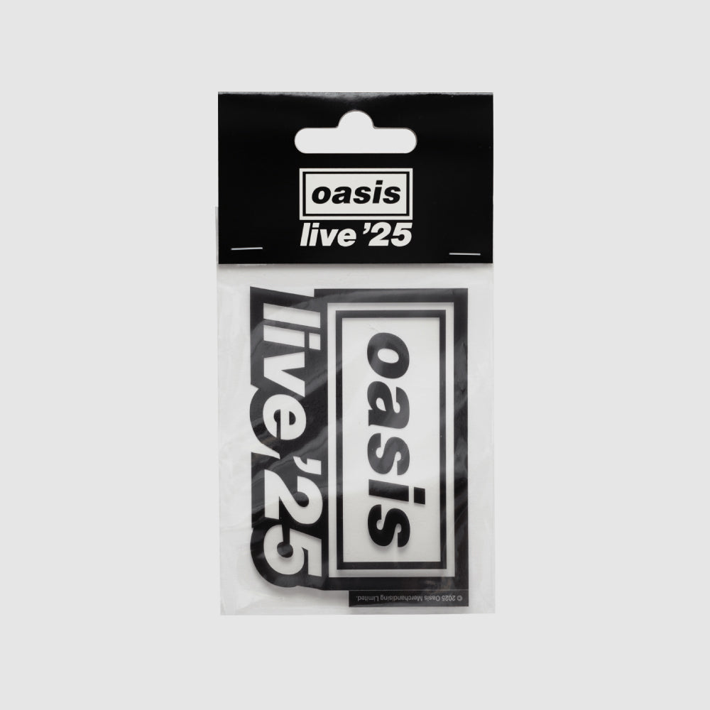 ステッカー Live'25 Black